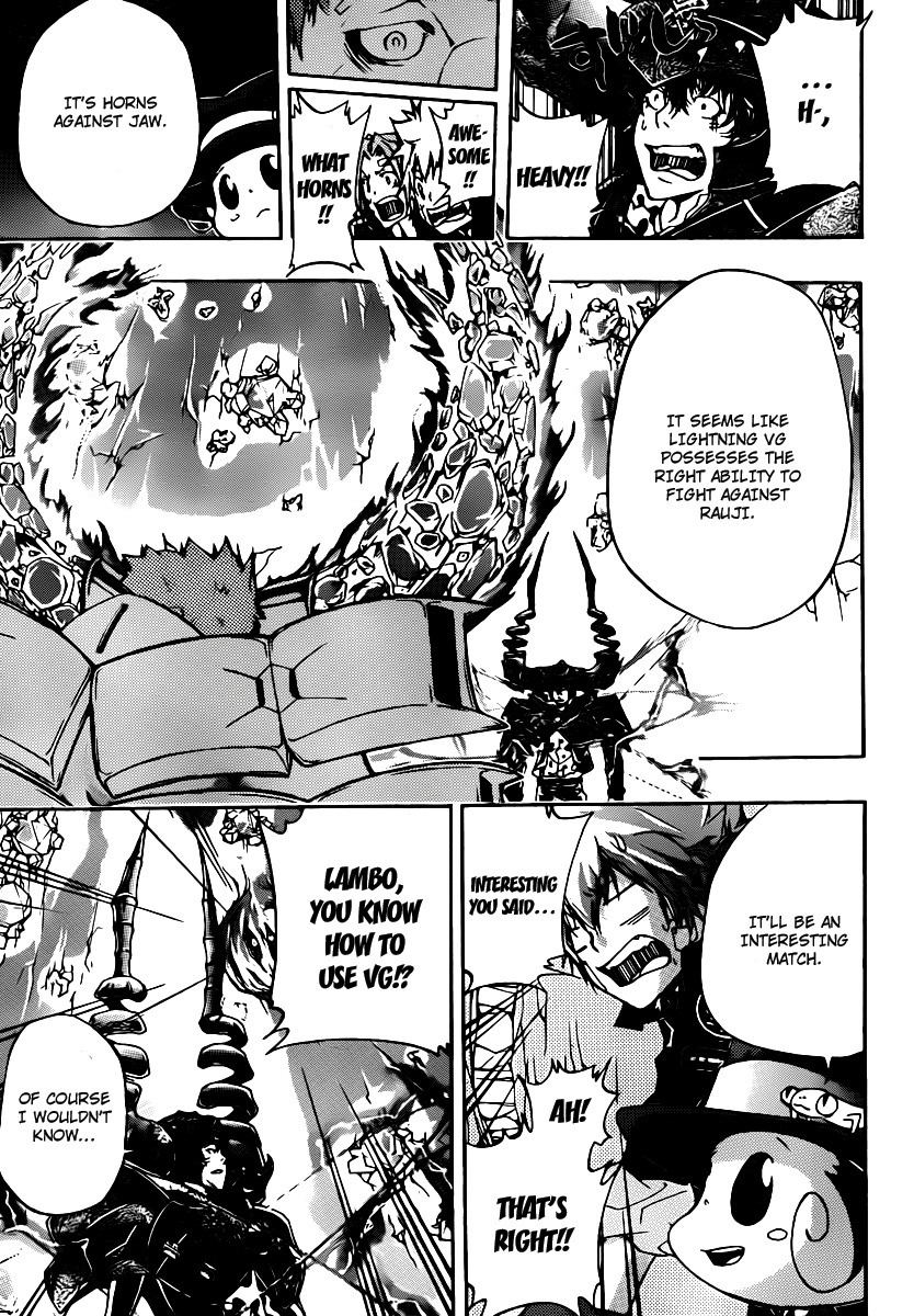 Kateikyoushi Hitman Reborn! Chapter 311 page 13 - Chapter 311: Lambo vs. Rauji Ooyama