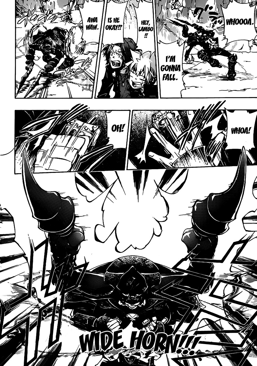 Kateikyoushi Hitman Reborn! Chapter 311 page 14 - Chapter 311: Lambo vs. Rauji Ooyama