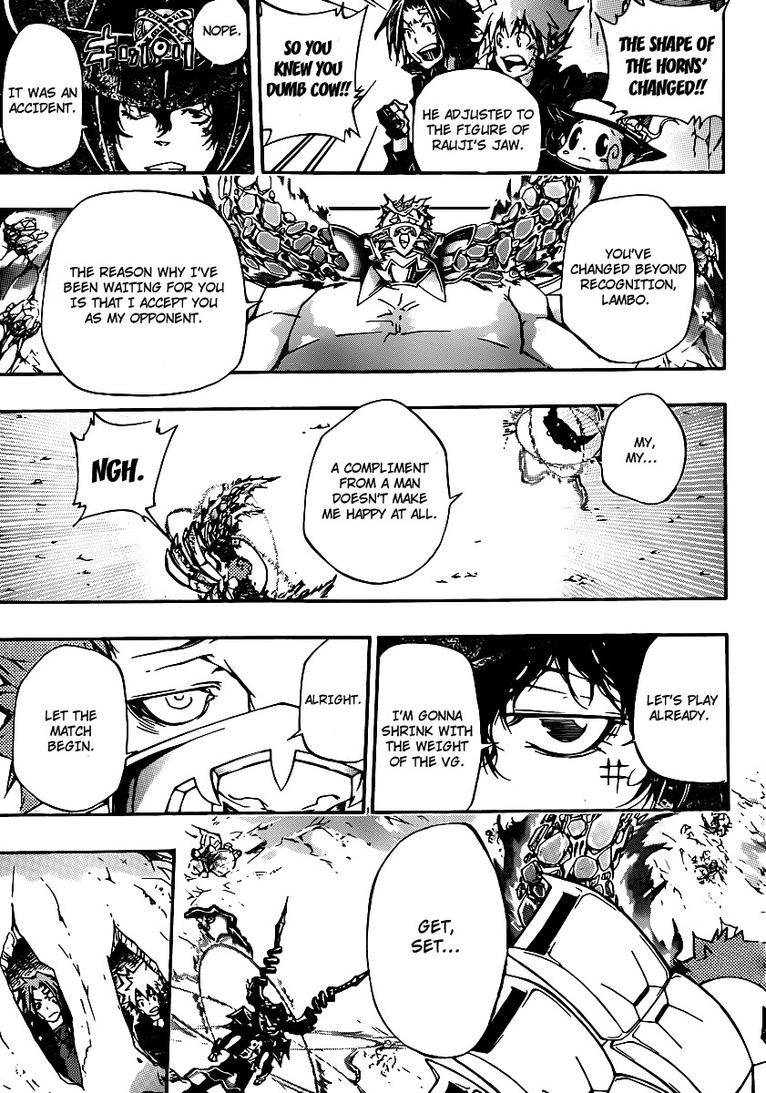 Kateikyoushi Hitman Reborn! Chapter 311 page 15 - Chapter 311: Lambo vs. Rauji Ooyama