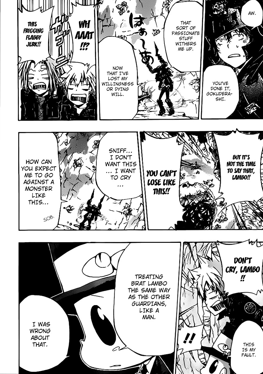 Kateikyoushi Hitman Reborn! Chapter 312 page 10 - Chapter 312: Lambo's Feelings