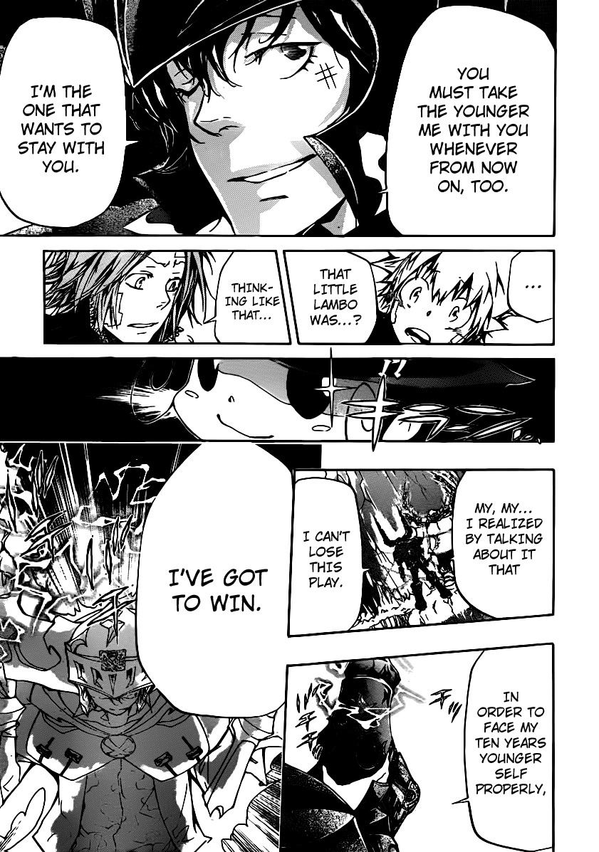 Kateikyoushi Hitman Reborn! Chapter 312 page 13 - Chapter 312: Lambo's Feelings