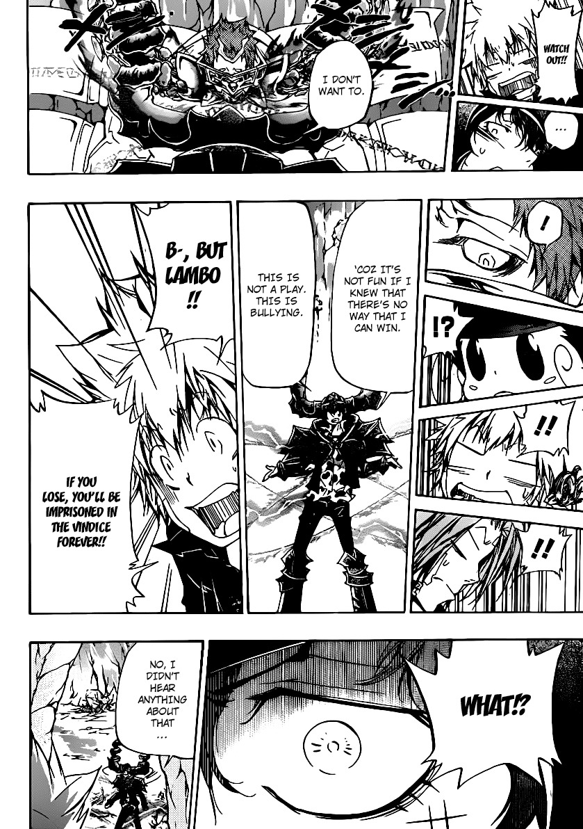Kateikyoushi Hitman Reborn! Chapter 312 page 8 - Chapter 312: Lambo's Feelings