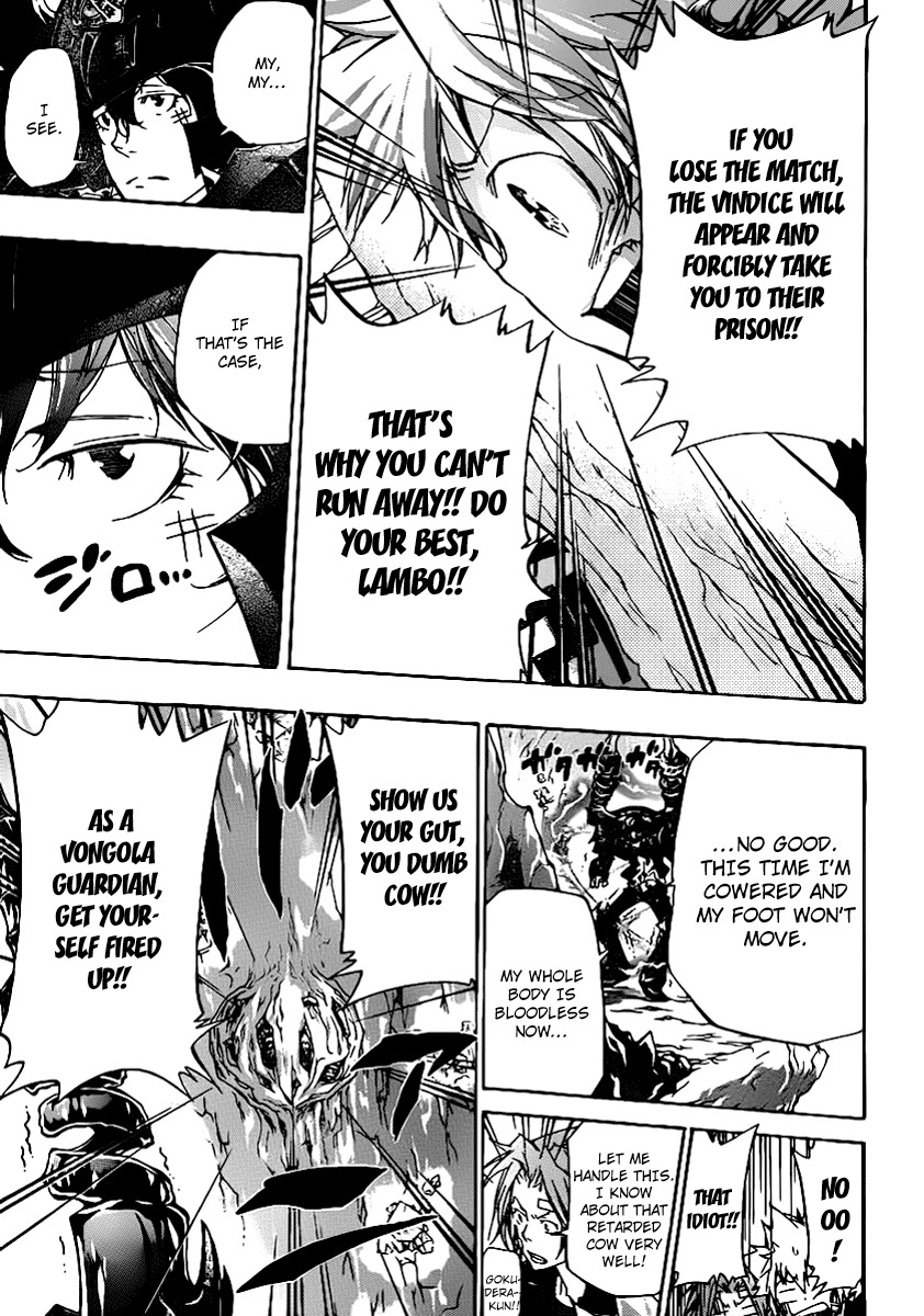 Kateikyoushi Hitman Reborn! Chapter 312 page 9 - Chapter 312: Lambo's Feelings