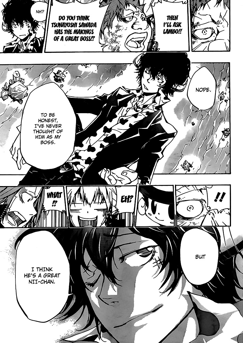 Kateikyoushi Hitman Reborn! Chapter 313 page 12 - Chapter 313: Nii-Chan
