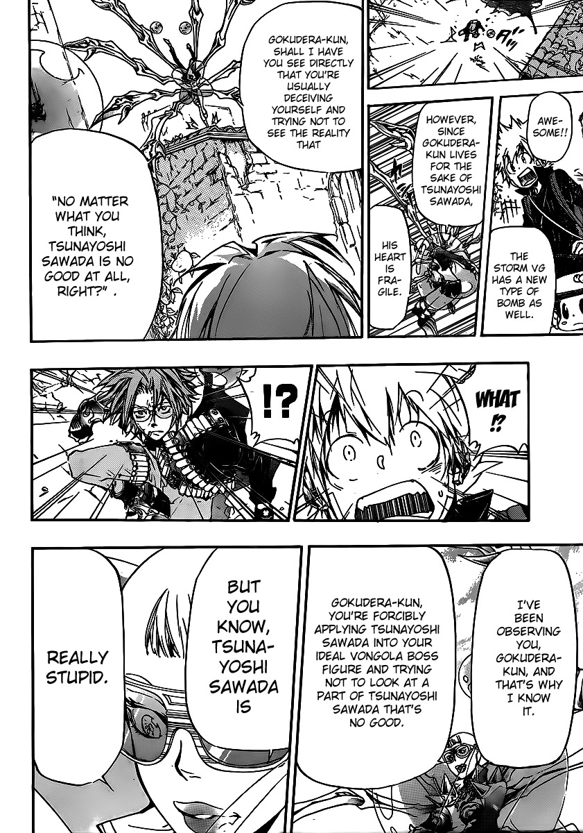 Kateikyoushi Hitman Reborn! Chapter 315 page 12 - Chapter 315: Hayato Gokudera vs. Shitt P!