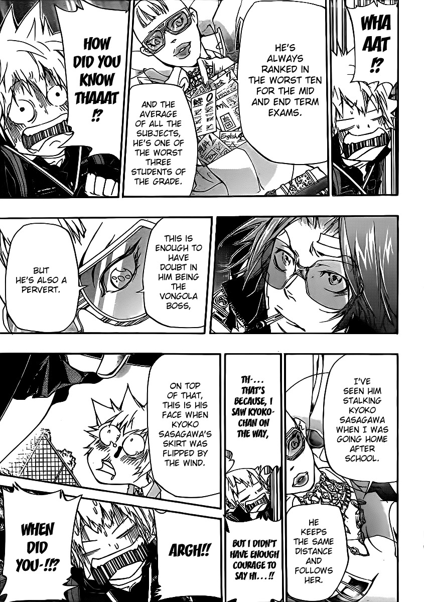Kateikyoushi Hitman Reborn! Chapter 315 page 13 - Chapter 315: Hayato Gokudera vs. Shitt P!