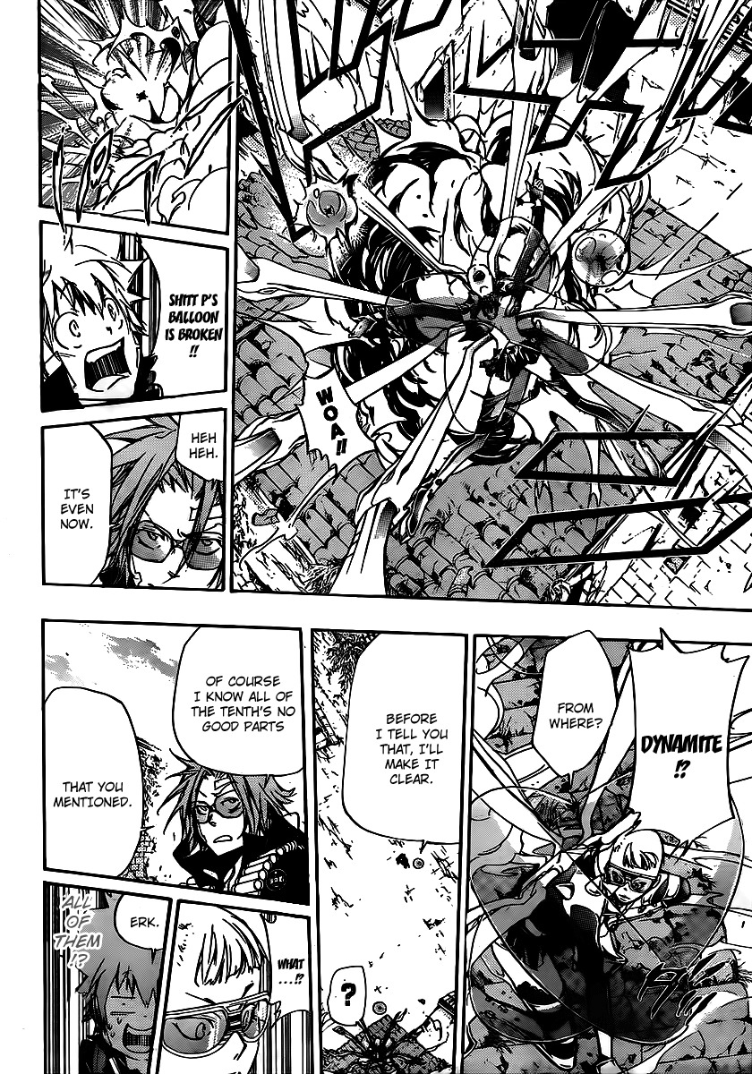 Kateikyoushi Hitman Reborn! Chapter 315 page 16 - Chapter 315: Hayato Gokudera vs. Shitt P!