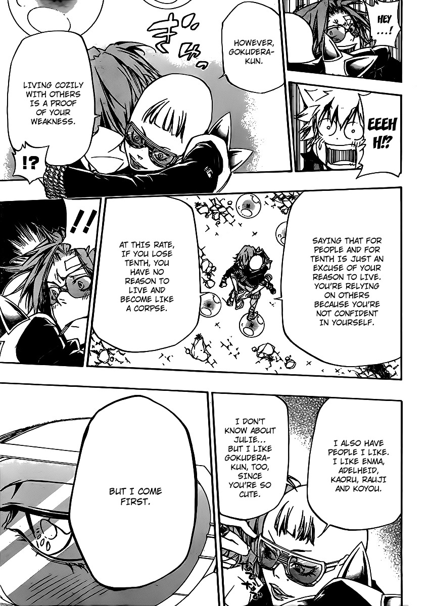 Kateikyoushi Hitman Reborn! Chapter 315 page 9 - Chapter 315: Hayato Gokudera vs. Shitt P!