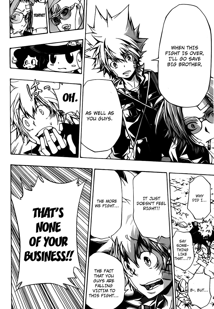 Kateikyoushi Hitman Reborn! Chapter 316 page 14 - Chapter 316: Tears