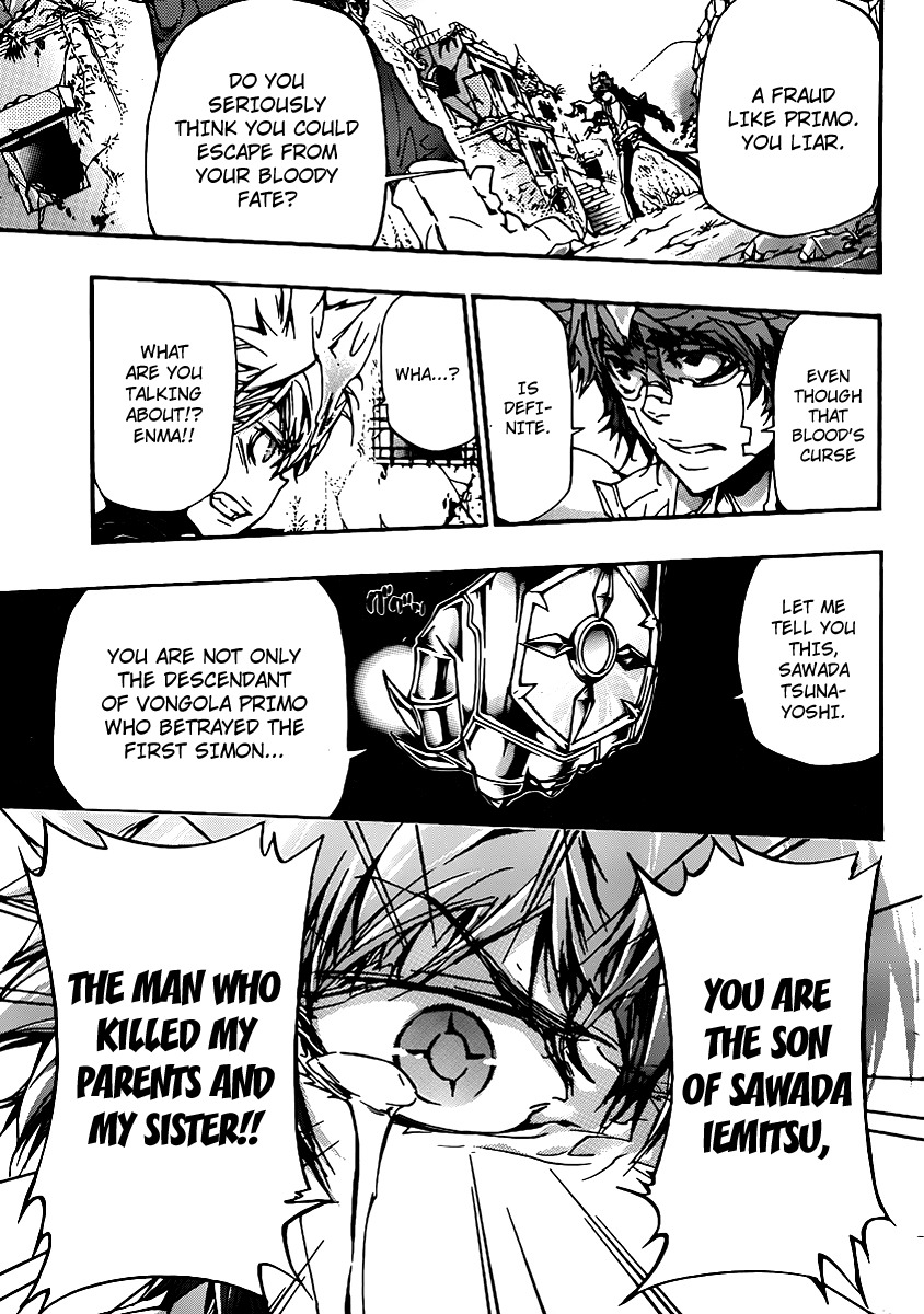 Kateikyoushi Hitman Reborn! Chapter 317 page 15 - Chapter 317: Enma's Anger