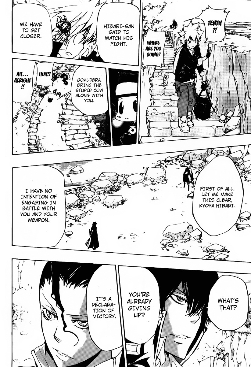Kateikyoushi Hitman Reborn! Chapter 321 page 7 - Chapter 321: Kyoya Hibari vs. Adelheid Suzuki