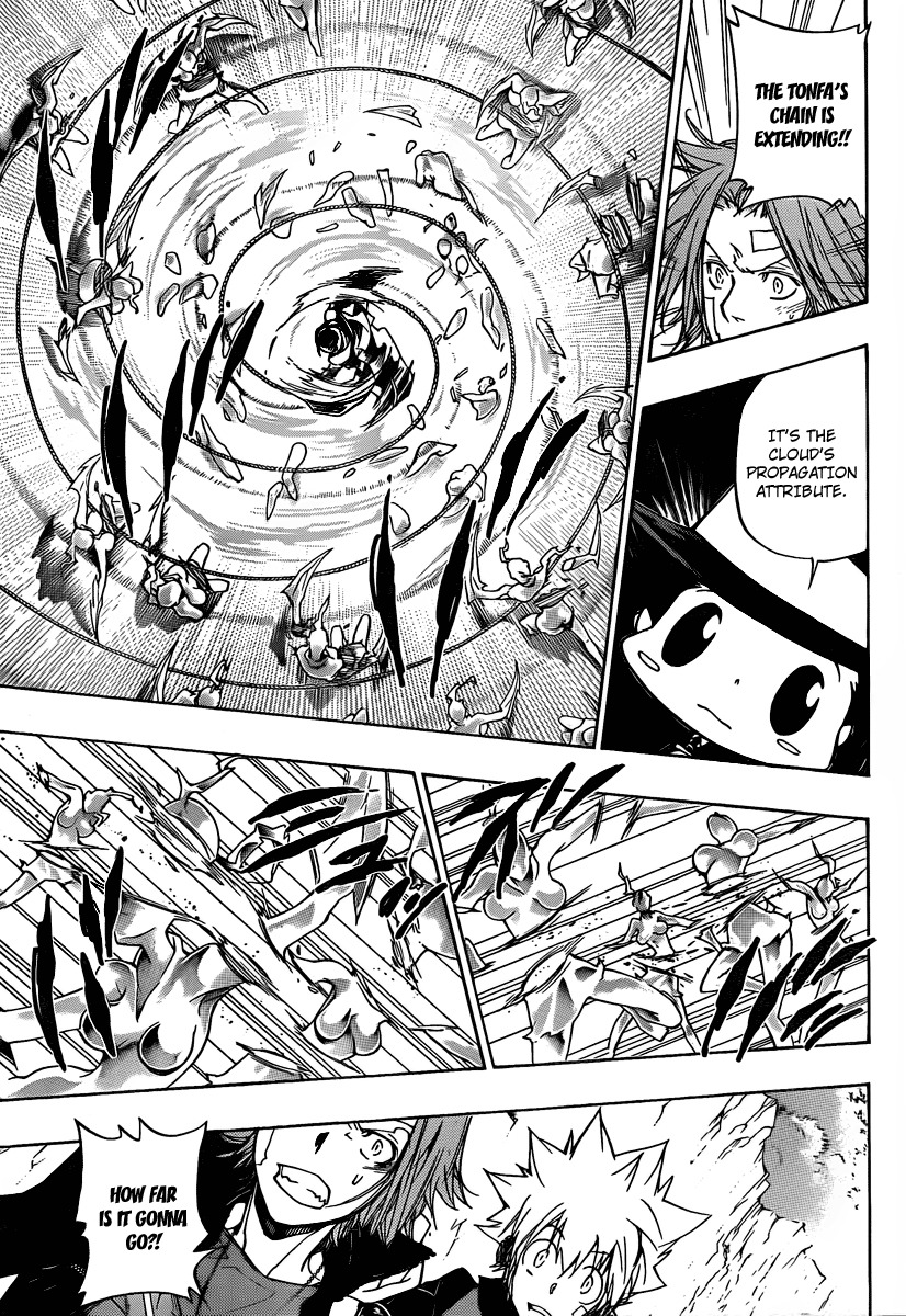 Kateikyoushi Hitman Reborn! Chapter 322 page 15 - Chapter 322: Hibari vs. 500