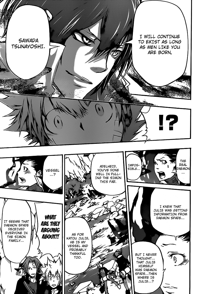 Kateikyoushi Hitman Reborn! Chapter 324 page 11 - Chapter 324: Treachary