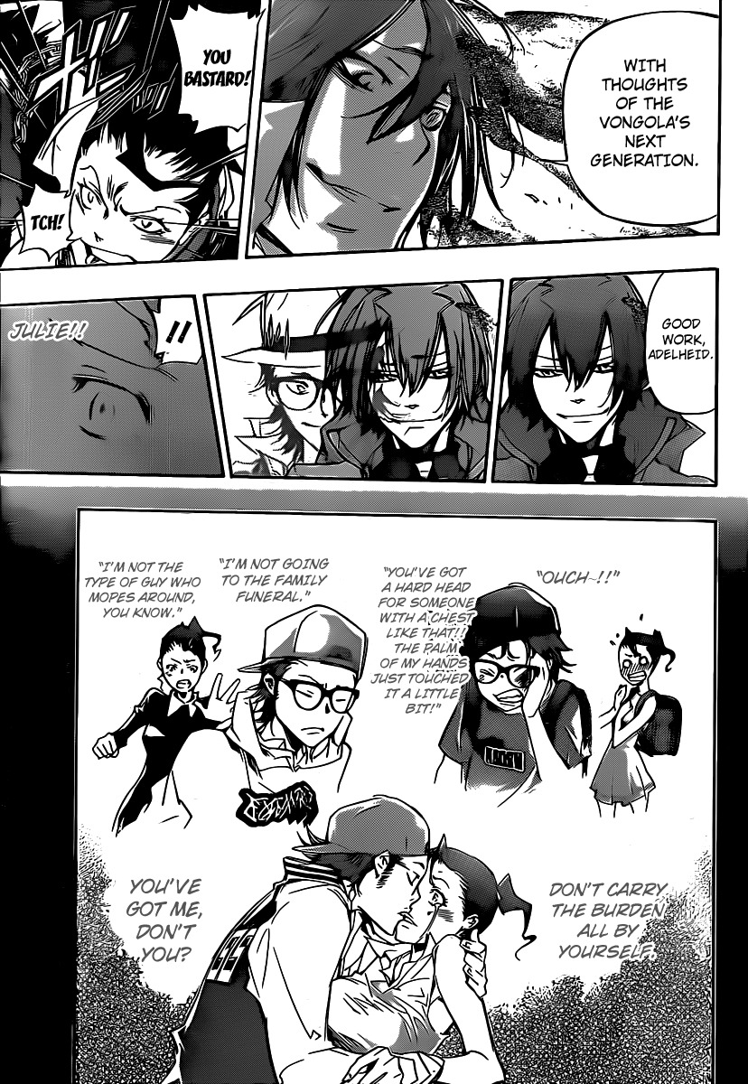 Kateikyoushi Hitman Reborn! Chapter 324 page 15 - Chapter 324: Treachary