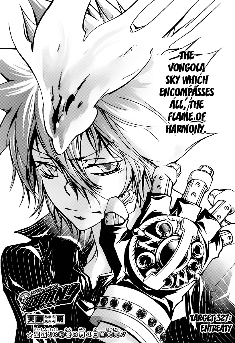 Kateikyoushi Hitman Reborn! Chapter 327 page 1 - Chapter 327: Entreaty