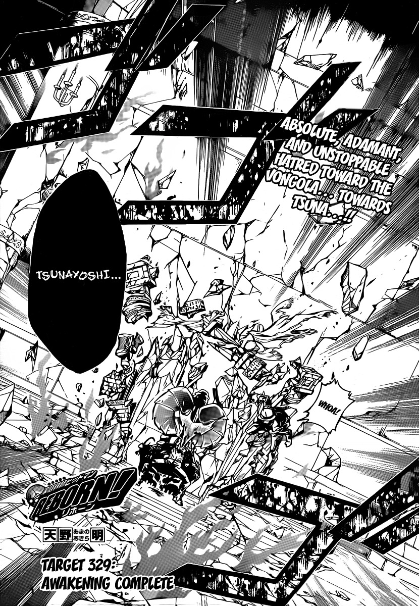 Kateikyoushi Hitman Reborn! Chapter 329 page 3 - Chapter 329: Awakening Complete