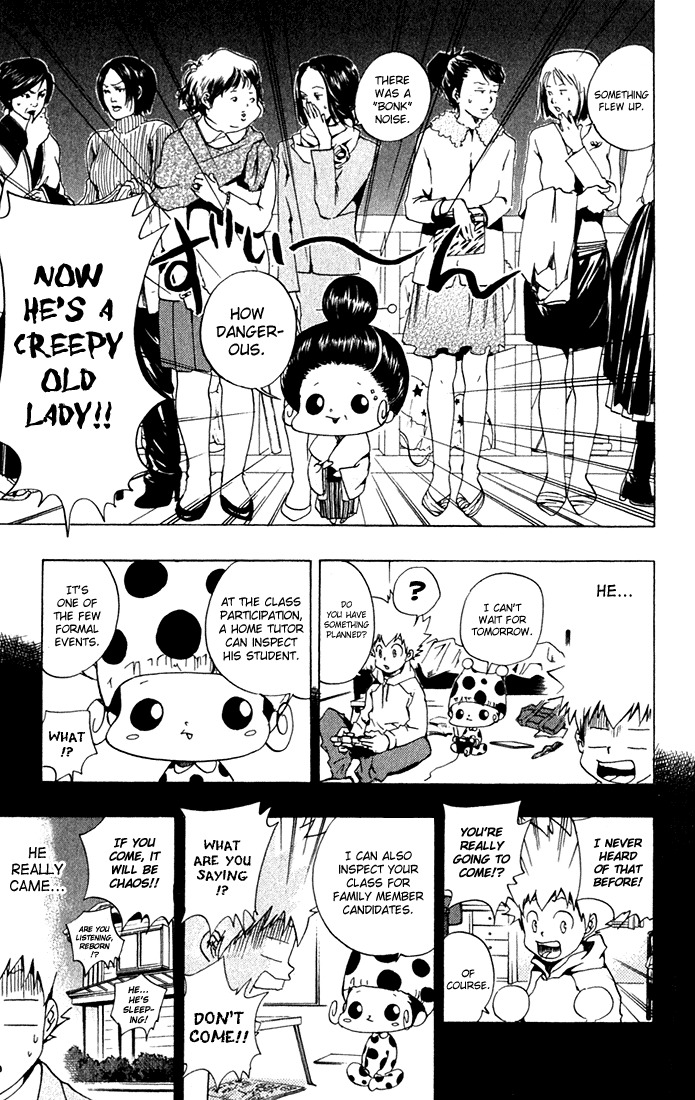 Kateikyoushi Hitman Reborn! Chapter 33 page 7 - Chapter 33: School Visitation