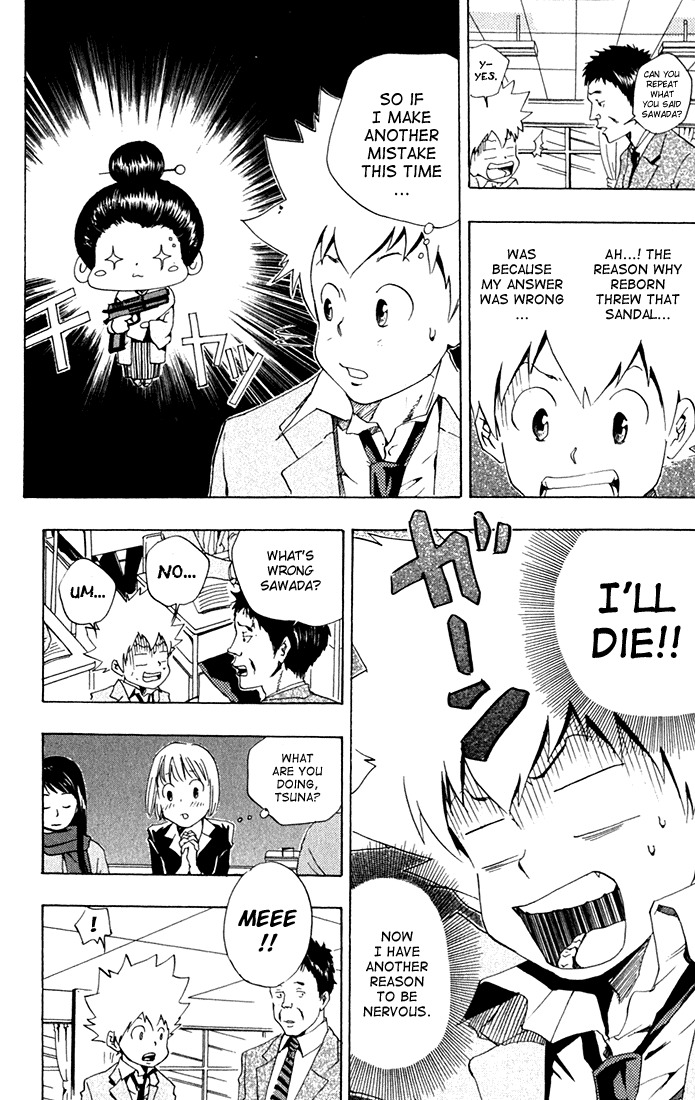 Kateikyoushi Hitman Reborn! Chapter 33 page 8 - Chapter 33: School Visitation