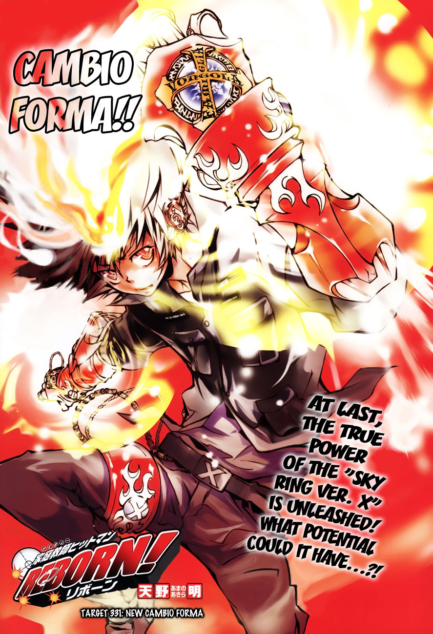Kateikyoushi Hitman Reborn! Chapter 331 page 1 - Chapter 331: New Cambio Forma