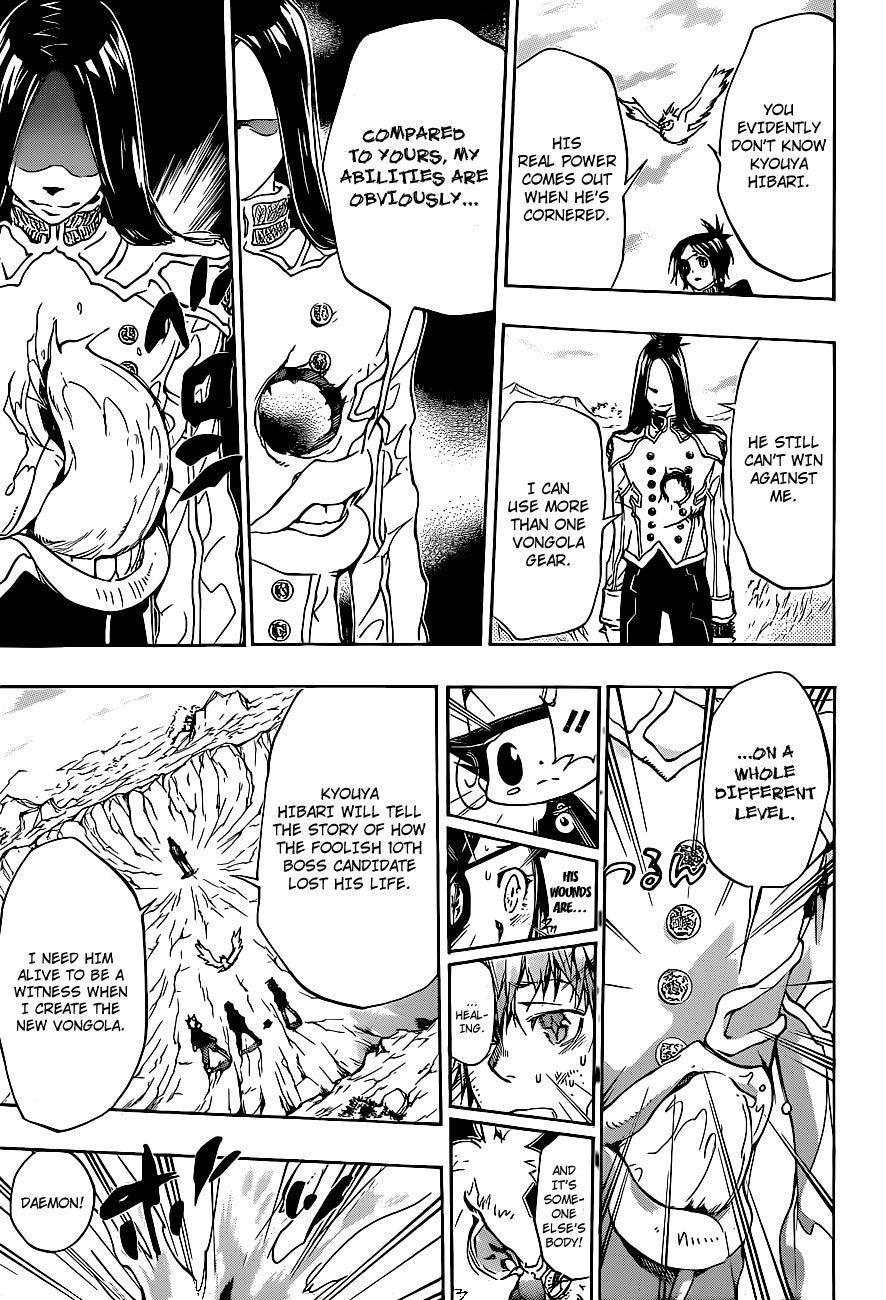Kateikyoushi Hitman Reborn! Chapter 338 page 13 - Chapter 338: Kyoya Hibari vs. Daemon Spade