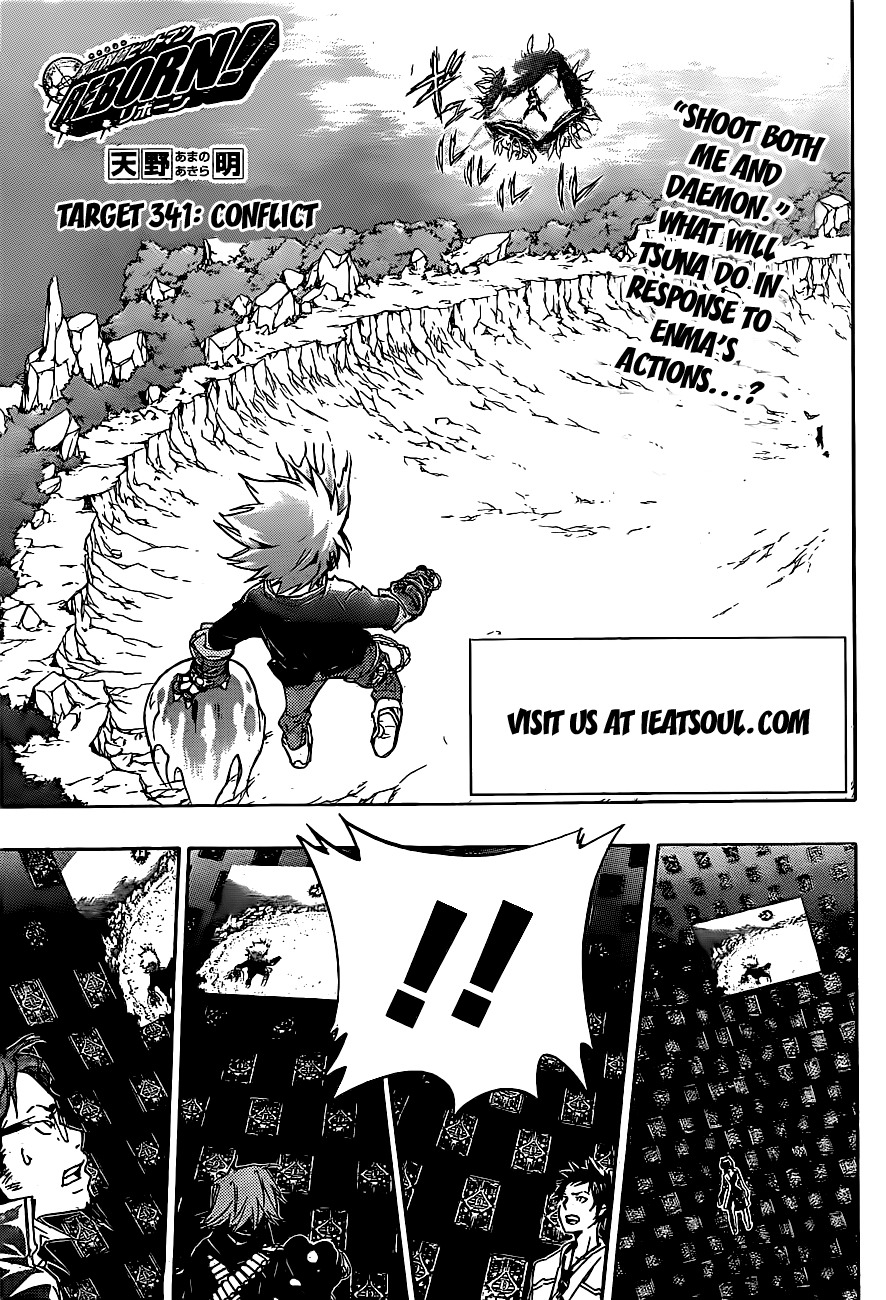 Kateikyoushi Hitman Reborn! Chapter 341 page 1 - Chapter 341: Conflicted