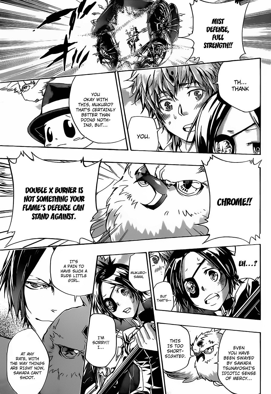 Kateikyoushi Hitman Reborn! Chapter 341 page 11 - Chapter 341: Conflicted