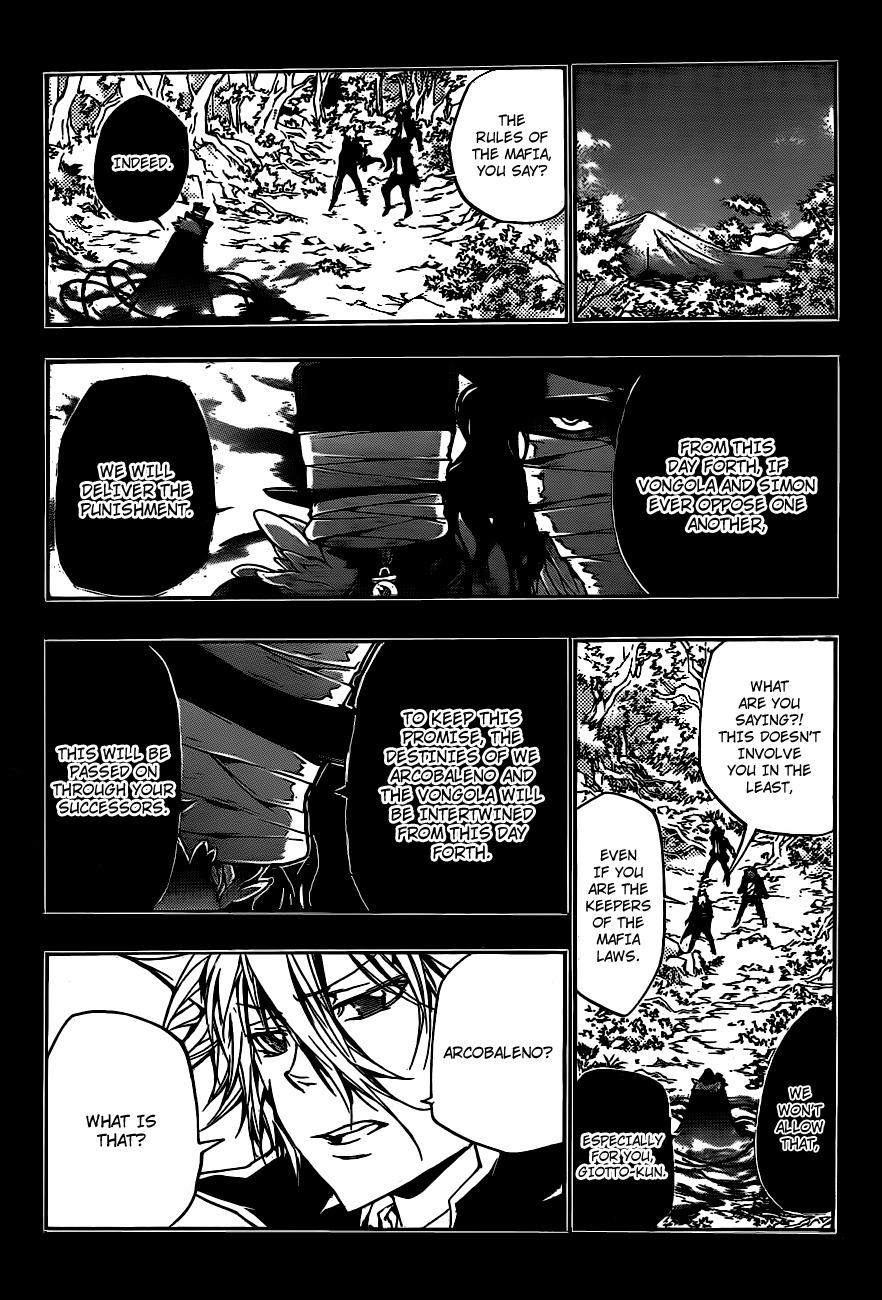 Kateikyoushi Hitman Reborn! Chapter 343 page 4 - Chapter 343: The Oath