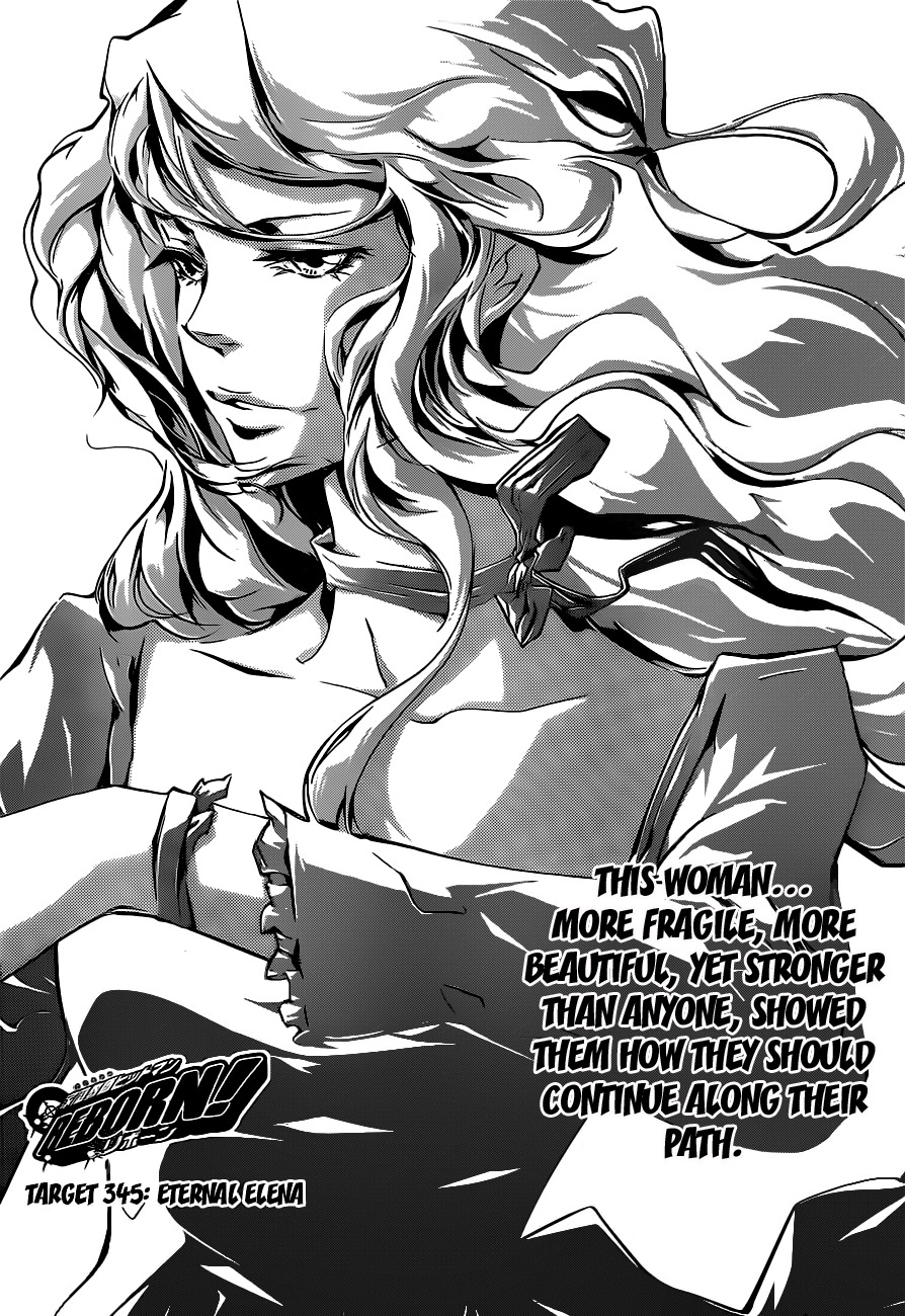 Kateikyoushi Hitman Reborn! Chapter 345 page 1 - Chapter 345: Eternal Elena