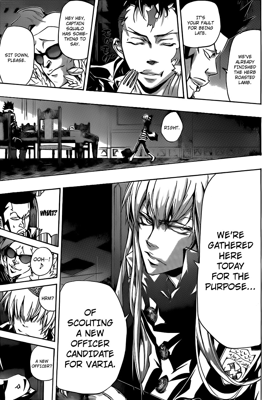 Kateikyoushi Hitman Reborn! Chapter 347 page 5 - Chapter 347: Marmon and the New Battle Force
