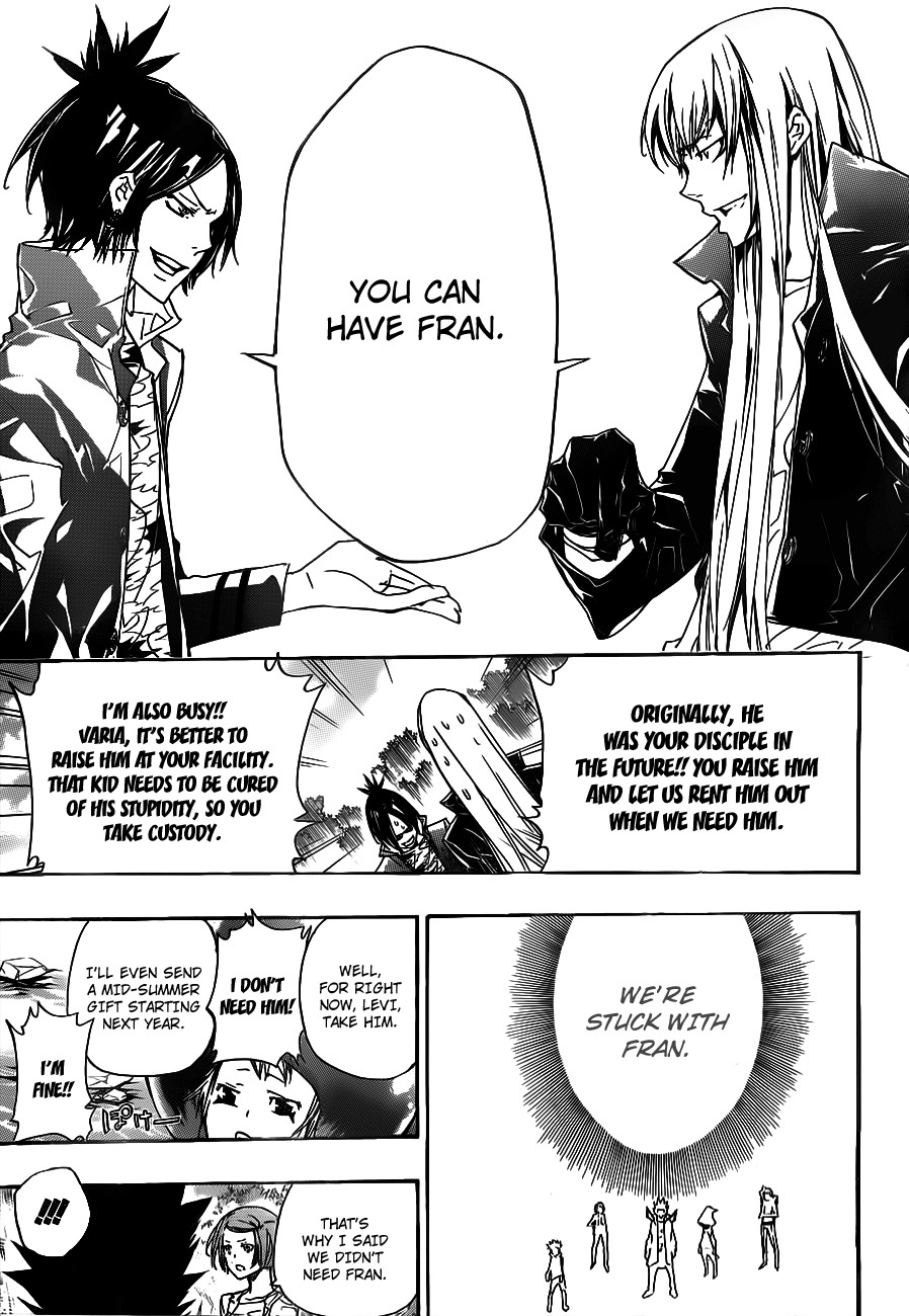Kateikyoushi Hitman Reborn! Chapter 348 page 11 - Chapter 348: Marmon and the New Battle Force - Part 2