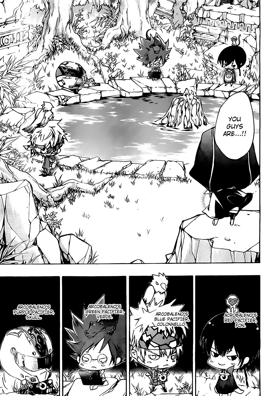 Kateikyoushi Hitman Reborn! Chapter 348 page 13 - Chapter 348: Marmon and the New Battle Force - Part 2