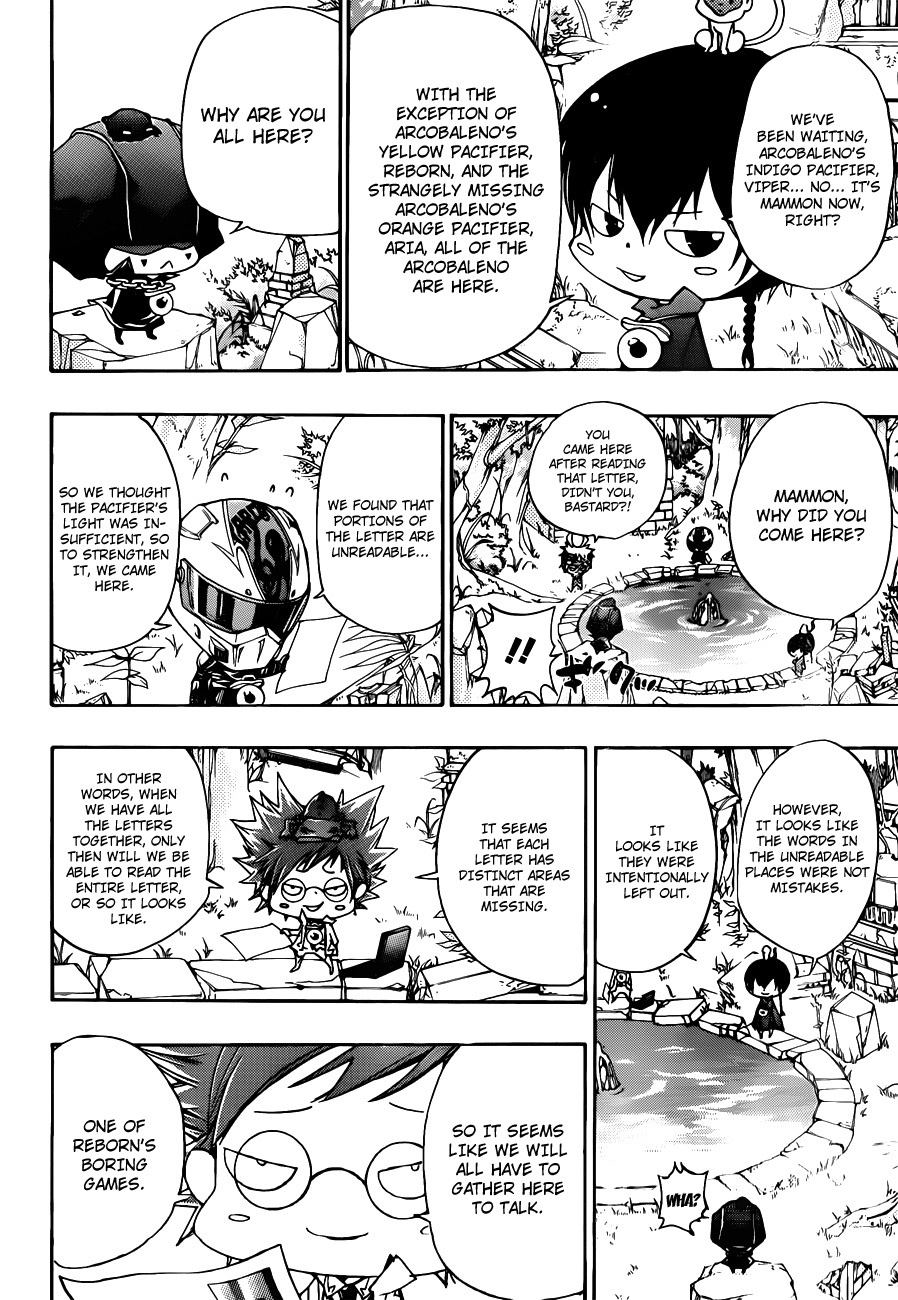 Kateikyoushi Hitman Reborn! Chapter 348 page 14 - Chapter 348: Marmon and the New Battle Force - Part 2