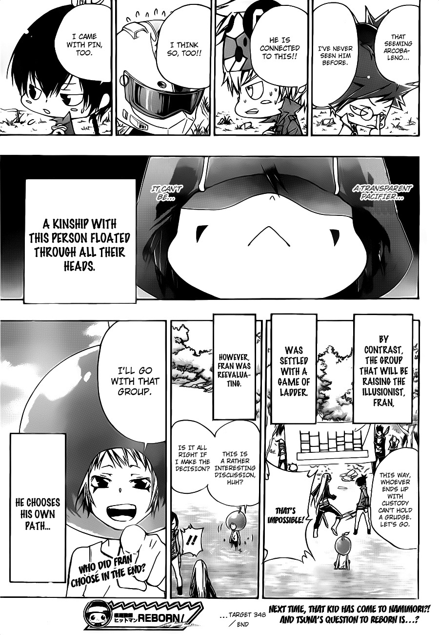 Kateikyoushi Hitman Reborn! Chapter 348 page 17 - Chapter 348: Marmon and the New Battle Force - Part 2