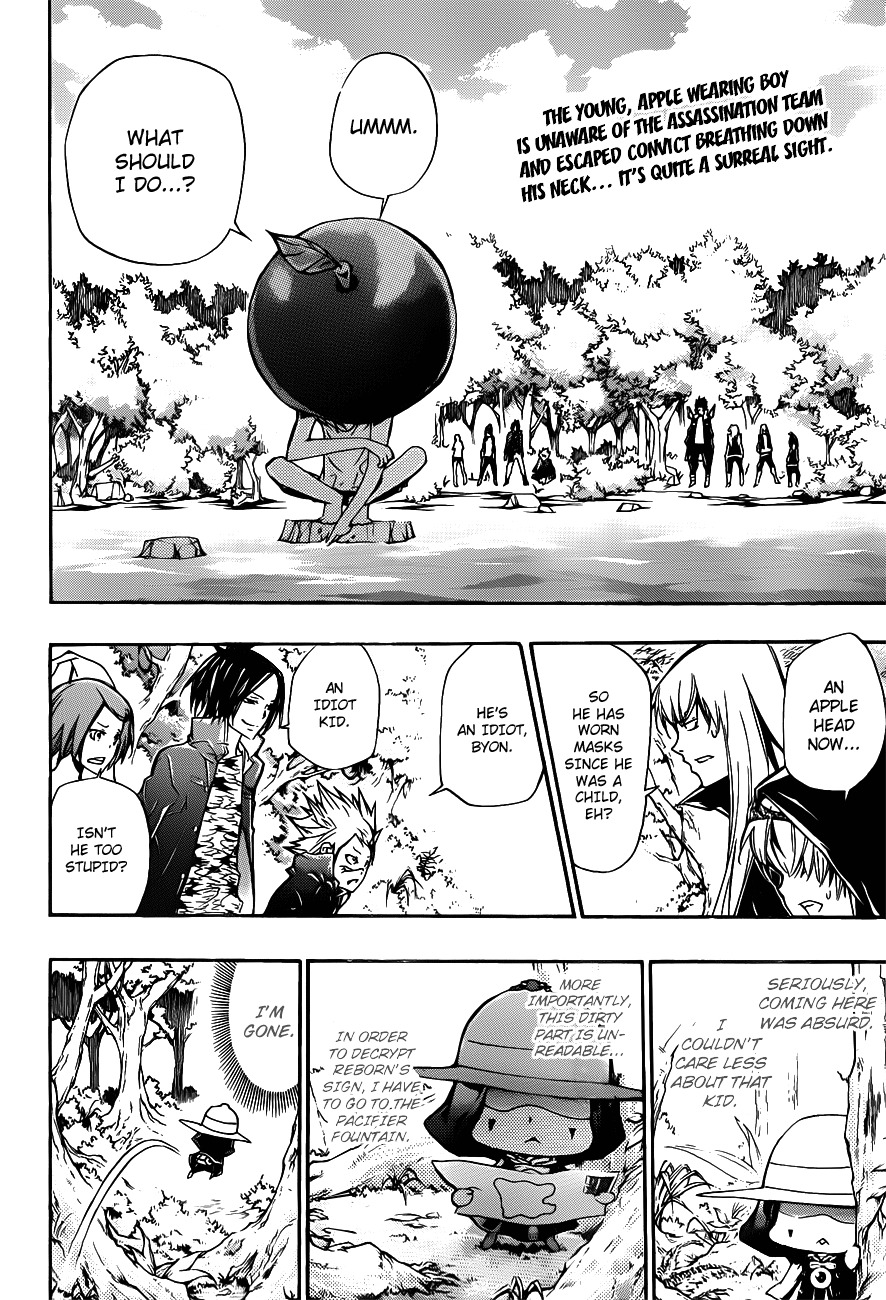 Kateikyoushi Hitman Reborn! Chapter 348 page 2 - Chapter 348: Marmon and the New Battle Force - Part 2