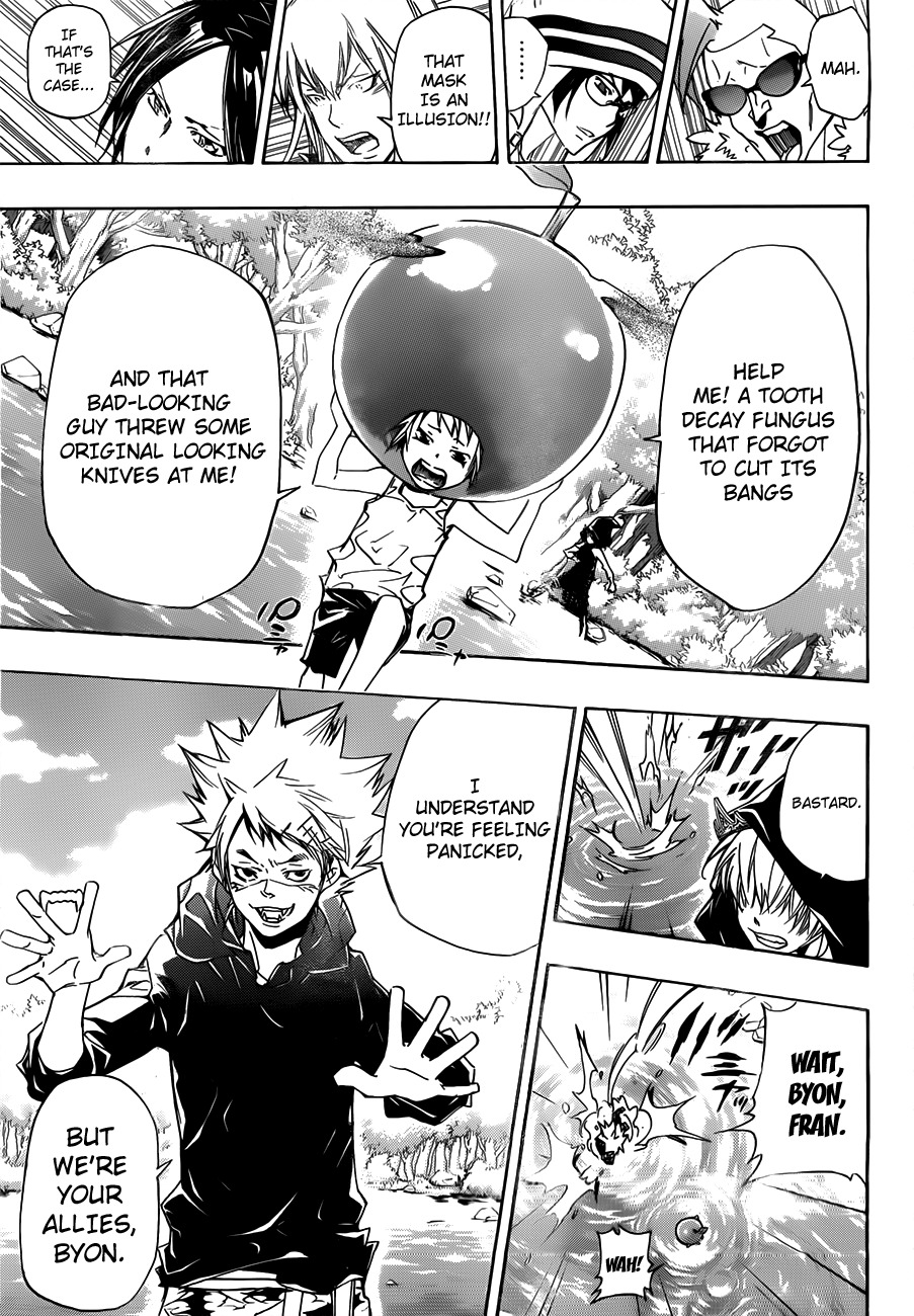 Kateikyoushi Hitman Reborn! Chapter 348 page 7 - Chapter 348: Marmon and the New Battle Force - Part 2