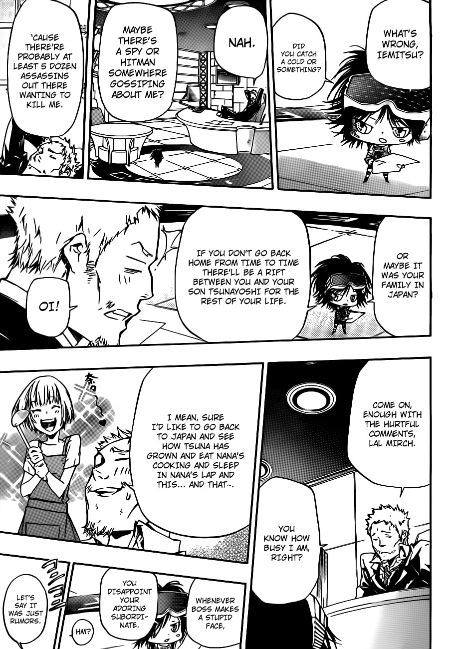 Kateikyoushi Hitman Reborn! Chapter 351 page 7 - Chapter 351: Request