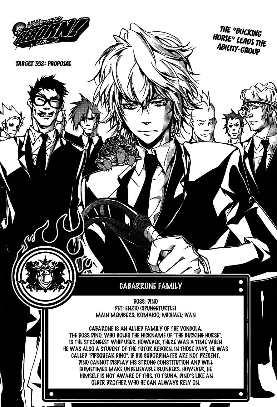 Kateikyoushi Hitman Reborn! Chapter 352 page 1 - Chapter 352: Proposal