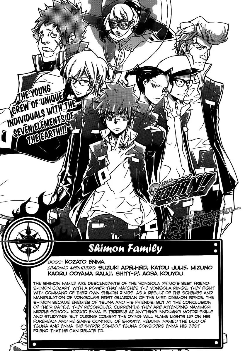 Kateikyoushi Hitman Reborn! Chapter 353 page 4 - Chapter 353: The Representatives