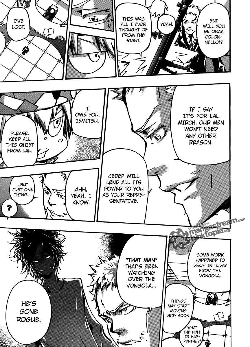 Kateikyoushi Hitman Reborn! Chapter 354 page 10 - Chapter 354: Verde and Mukuro