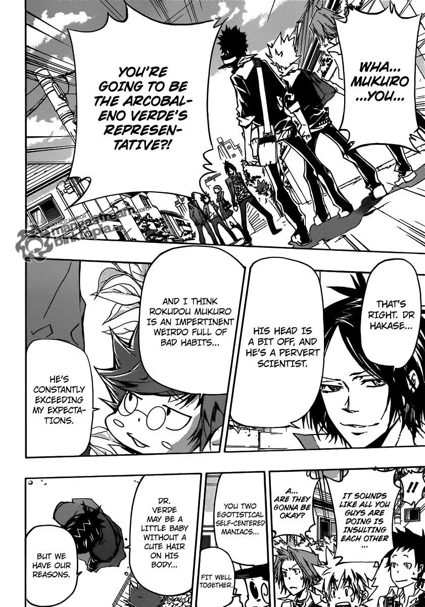 Kateikyoushi Hitman Reborn! Chapter 354 page 3 - Chapter 354: Verde and Mukuro