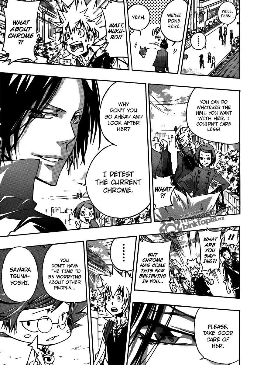 Kateikyoushi Hitman Reborn! Chapter 354 page 6 - Chapter 354: Verde and Mukuro