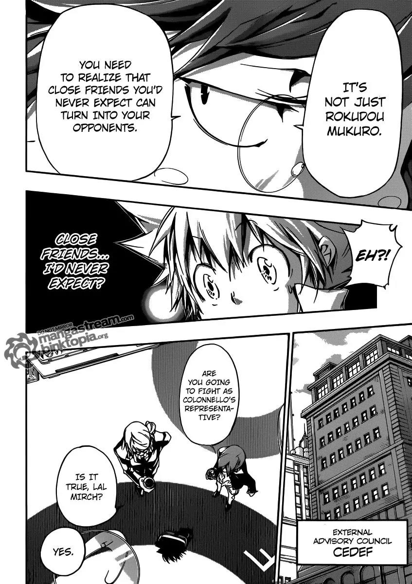 Kateikyoushi Hitman Reborn! Chapter 354 page 7 - Chapter 354: Verde and Mukuro