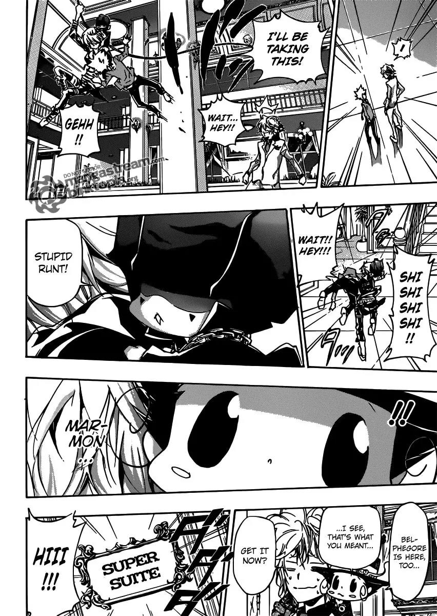 Kateikyoushi Hitman Reborn! Chapter 355 page 14 - Chapter 355: Yuni, Gamma and Byakuran