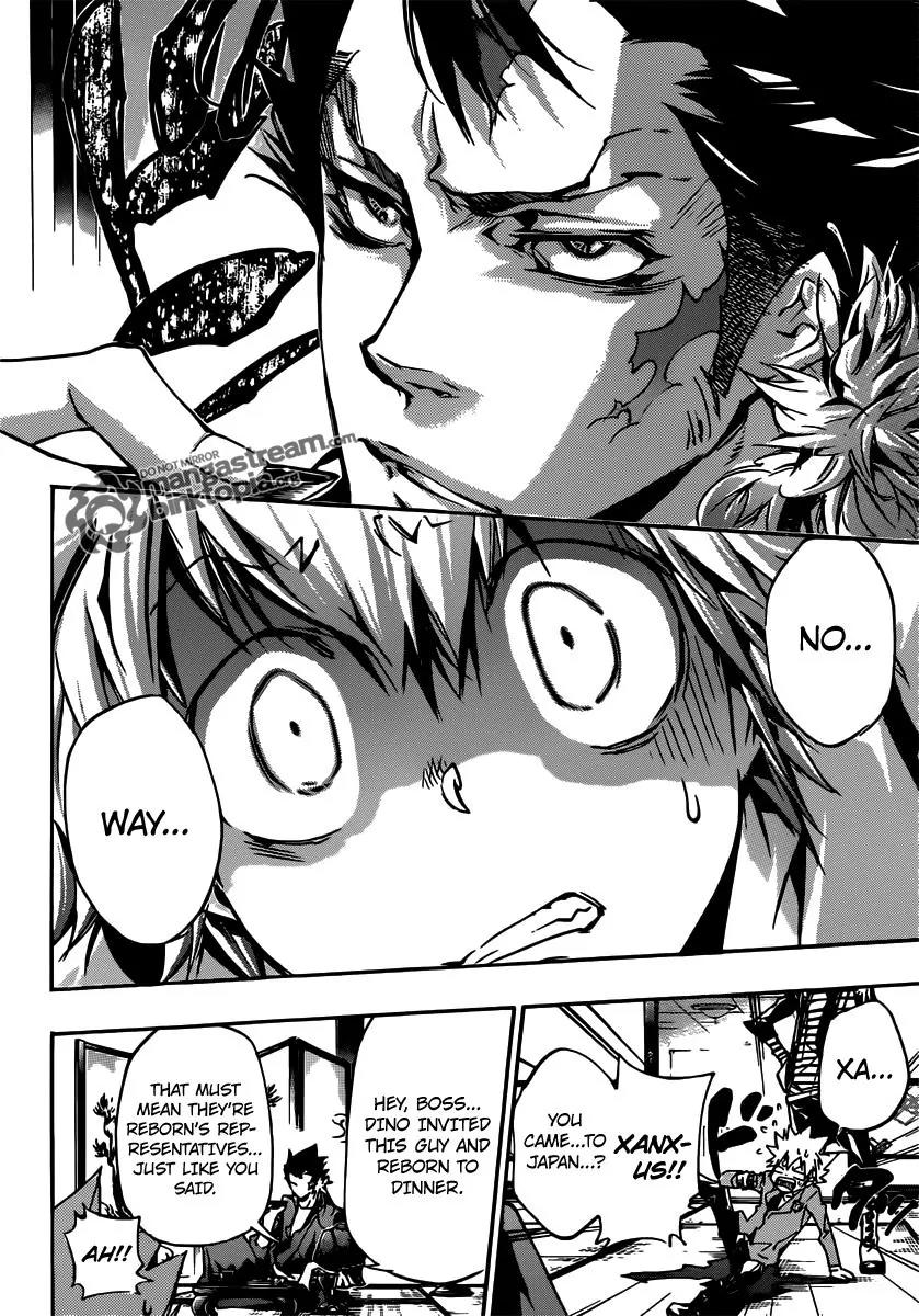 Kateikyoushi Hitman Reborn! Chapter 355 page 16 - Chapter 355: Yuni, Gamma and Byakuran