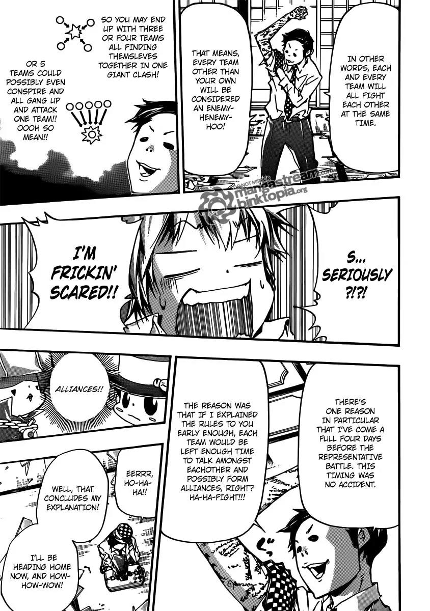 Kateikyoushi Hitman Reborn! Chapter 356 page 12 - Chapter 356: The Rules of the Battles of the Representatives