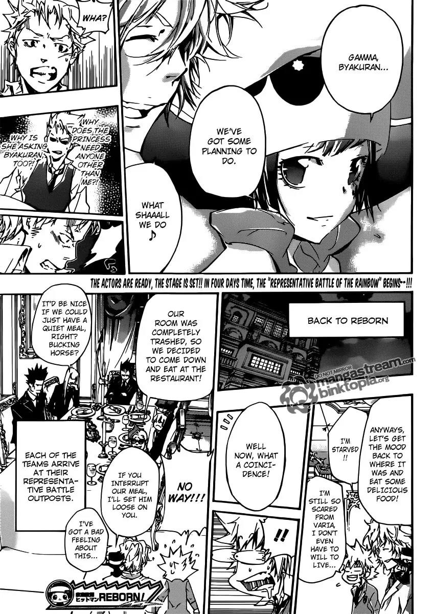 Kateikyoushi Hitman Reborn! Chapter 356 page 18 - Chapter 356: The Rules of the Battles of the Representatives