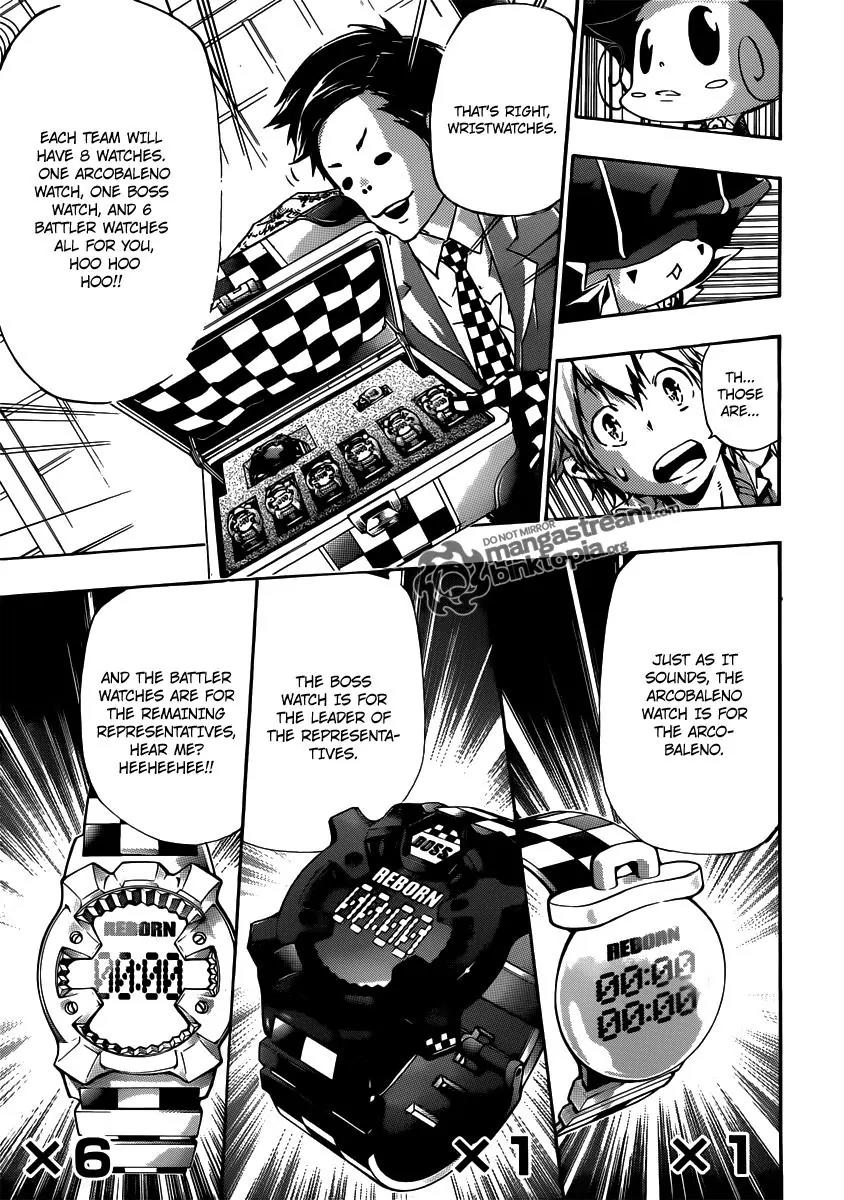 Kateikyoushi Hitman Reborn! Chapter 356 page 6 - Chapter 356: The Rules of the Battles of the Representatives