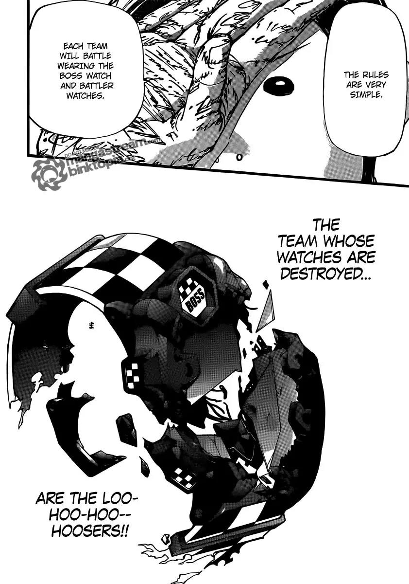 Kateikyoushi Hitman Reborn! Chapter 356 page 7 - Chapter 356: The Rules of the Battles of the Representatives