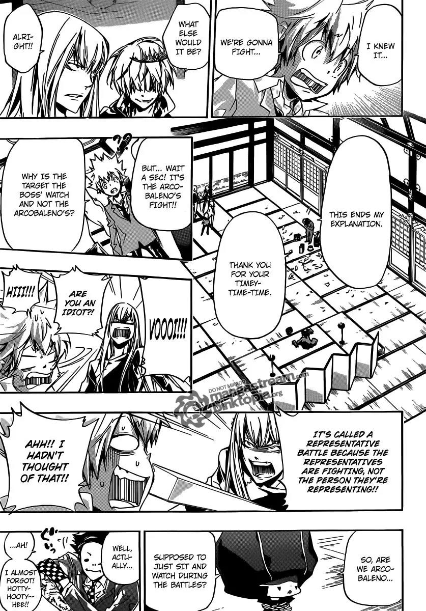 Kateikyoushi Hitman Reborn! Chapter 356 page 8 - Chapter 356: The Rules of the Battles of the Representatives