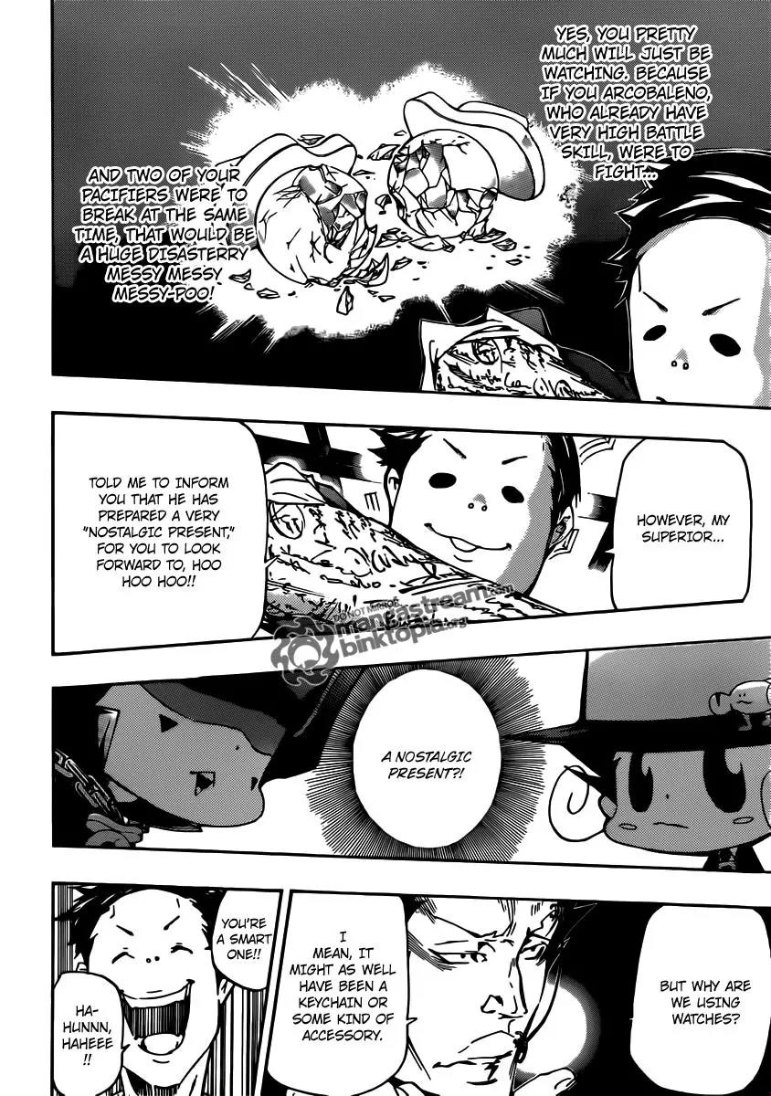 Kateikyoushi Hitman Reborn! Chapter 356 page 9 - Chapter 356: The Rules of the Battles of the Representatives